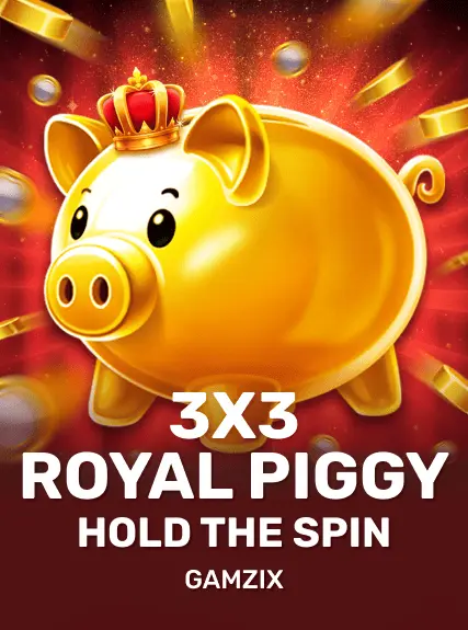 3x3 Royal Piggy Hold the Spin game tile